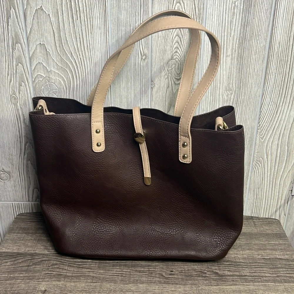 Charming Charlie Brown tote bag